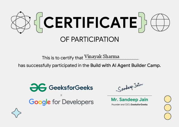 Build with AI Agent Builder Camp
